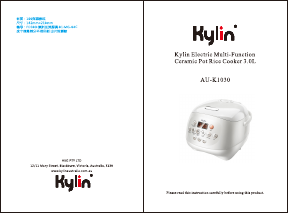 Handleiding Kylin AU-K1030 Rijstkoker
