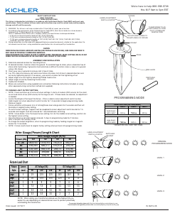 Manual Kichler 16017BKT27 VLO Lamp