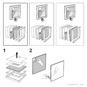 Manuale IKEA SANNAHED Cornice per foto