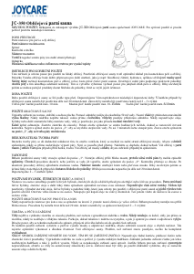 Manuál Joycare JC-350 Obličejová sauna