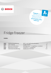 Manual Bosch KGN56XIDR Fridge-Freezer