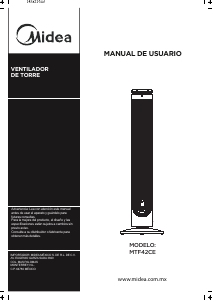 Manual de uso Midea MTF42CE Ventilador