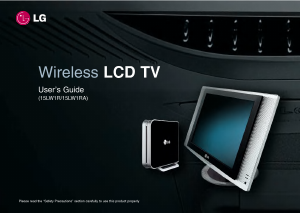 Handleiding LG 15LW1R LCD televisie
