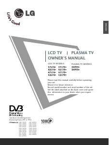 Handleiding LG 47LF65 LCD televisie