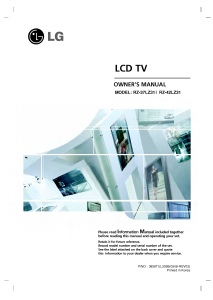 Handleiding LG RZ-37LZ31 LCD televisie