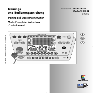 Bedienungsanleitung Kettler Marathon XL Laufband