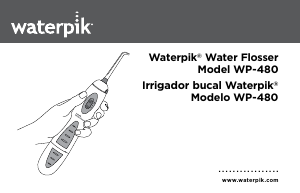 Manual de uso Waterpik WP-480 Irrigador bucal