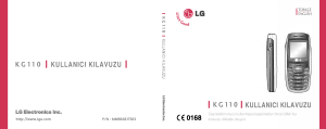 Kullanım kılavuzu LG KG110 Cep telefonu