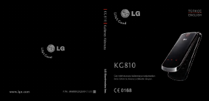 Kullanım kılavuzu LG KG810 Cep telefonu