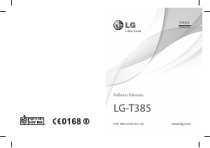 Handleiding LG T385 Mobiele telefoon