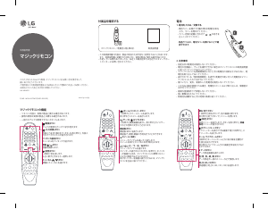 説明書 LG AN-MR650 Magic リモコン