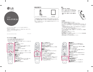 説明書 LG AN-MR650A Magic リモコン