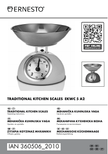 Manual Ernesto IAN 360506 Kitchen Scale