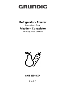 Manual Grundig GKN 26840 XN Combina frigorifica