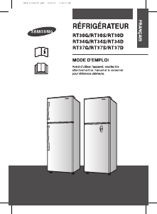 Mode d’emploi Samsung RT30GBSS Réfrigérateur combiné