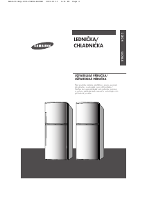 Manuál Samsung RT30MASW Lednice s mrazákem