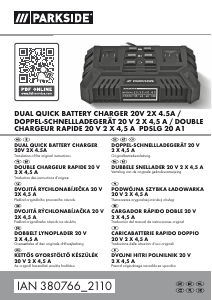 Mode d’emploi Parkside IAN 380766 Chargeur de batterie
