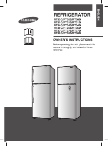 Manual Samsung RT30SASS Fridge-Freezer