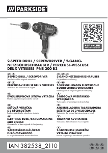 Manual Parkside IAN 382538 Drill-Driver