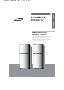 Használati útmutató Samsung RT30VC Hűtő és fagyasztó