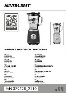 Instrukcja SilverCrest IAN 379528 Blender