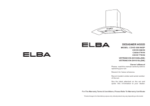 Manual Elba Covo 668/90 Cooker Hood