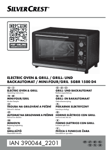 Manual SilverCrest IAN 390044 Oven