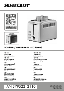 Brugsanvisning SilverCrest IAN 379522 Brødrister