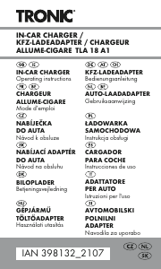 Brugsanvisning Tronic IAN 398132 Biloplader