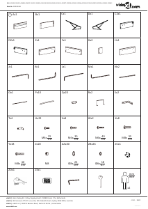 Manual vidaXL 285607 Cadru pat