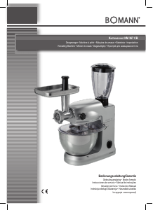 Manuale Bomann KM 367 CB Robot da cucina