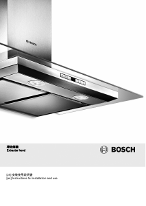 Manual Bosch DIA09E150I Cooker Hood