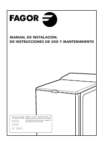 Manual de uso Fagor FT-4128 Lavadora