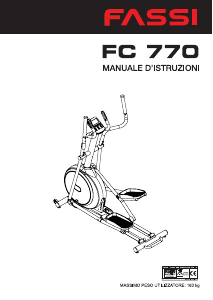 Manuale Fassi FC 770 Bicicletta ellittica