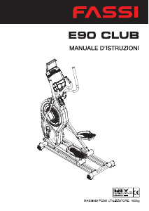 Manuale Fassi E90 Club Bicicletta ellittica