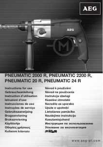 Kasutusjuhend AEG Pneumatic 20 R Lööktrell