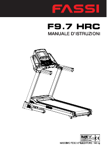 Manuale Fassi F9.7 HRC Tapis roulant