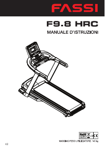 Manuale Fassi F9.8 HRC Tapis roulant