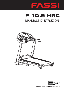 Manuale Fassi F10.5 HRC Tapis roulant