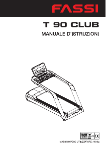 Manuale Fassi T 90 Club Tapis roulant