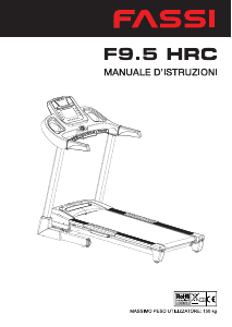 Manuale Fassi F9.5 HRC Tapis roulant