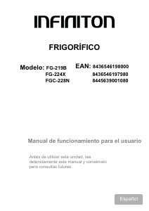 Manual de uso Infiniton FG-224X Frigorífico combinado