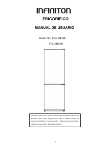 Manual de uso Infiniton FGC-843XS Frigorífico combinado