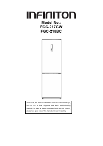 Manual Infiniton FGC-218BC Fridge-Freezer