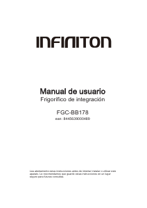 Manual de uso Infiniton FGC-BB178 Frigorífico combinado