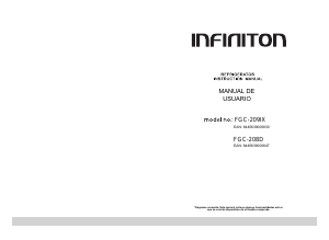 Manual de uso Infiniton FGC-208D Frigorífico combinado