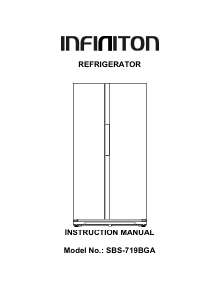 Manual Infiniton SBS-719 BGA Fridge-Freezer