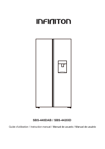 Manual de uso Infiniton SBS-442IXD Frigorífico combinado