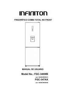 Manual de uso Infiniton FGC-346WB Frigorífico combinado