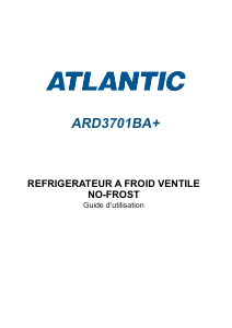 Mode d’emploi Atlantic ARD3701BA+ Réfrigérateur